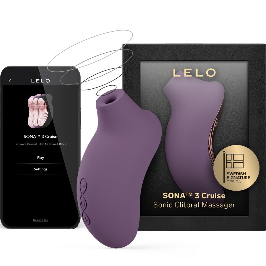 LELO - SONA 3 CRUISE MASSAGGIATORE CLITORIDEO SONICO PRUGNA
