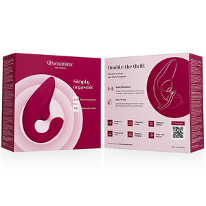 WOMANIZER - RABBIT STIMULATOR VIBRATOR BLEND VIBRANT PINK