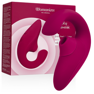 WOMANIZER - RABBIT STIMULATOR VIBRATOR BLEND VIBRANT PINK