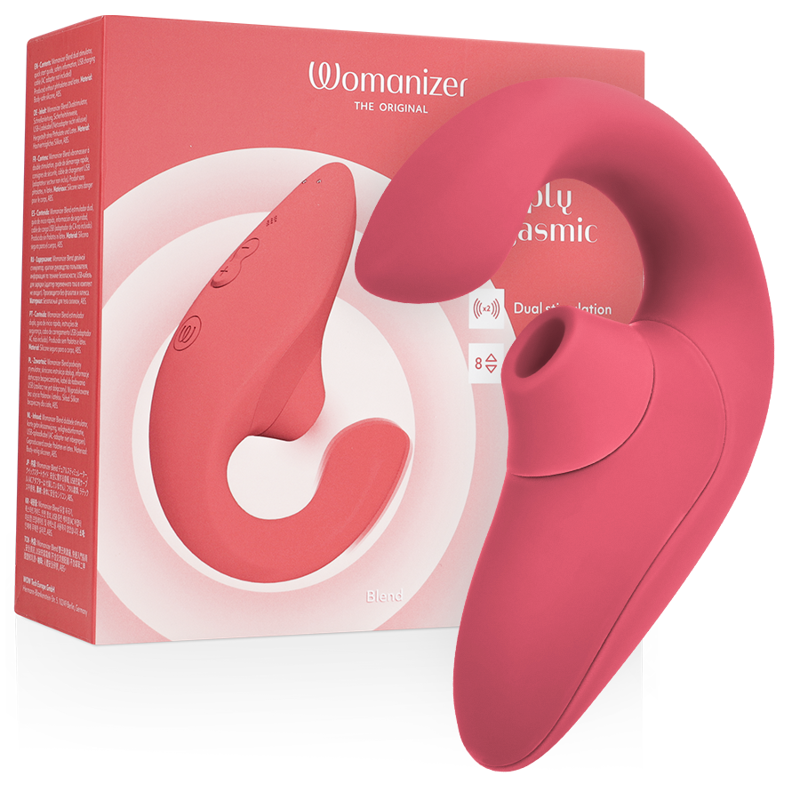 WOMANIZER - VIBRADOR ESTIMULADOR CONEJO BLEND VIBRANT ROSE