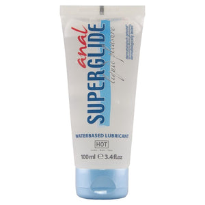 HOT - ANAL SUPERGLIDE PLACER LÍQUIDO LUBRICANTE A BASE DE AGUA 100 ML