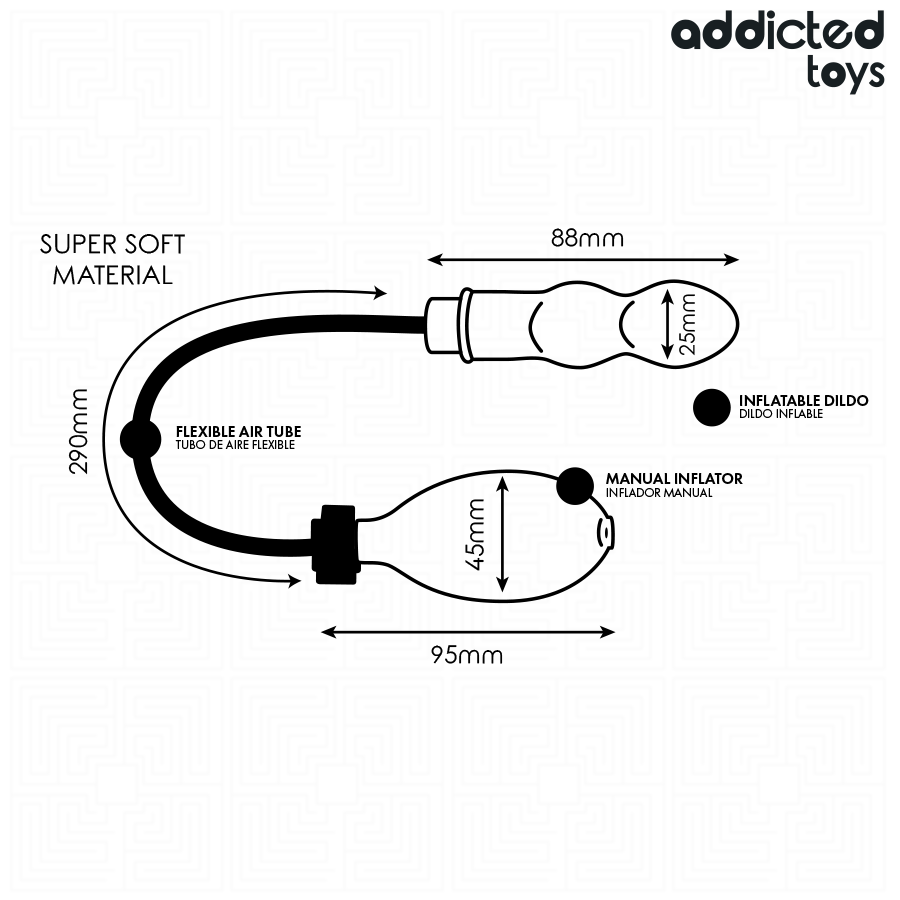 ADDICTED TOYS - PLUG ANALE GONFIABILE MODELLO 1