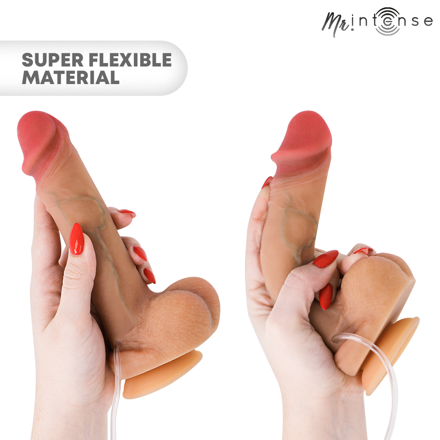 MR INTENSE - DANNY DILDO EIACULANTE IN SILICONE 20,5 CM -Ø- 4 CM