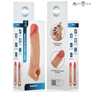 MR INTENSE - SIMON S SILICONE COCK SLEEVE 13 CM -Ø- 4 CM