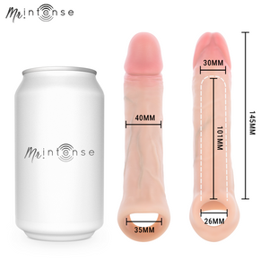 MR INTENSE - SIMON M PROLUNGA PER PENE IN SILICONE 14,5 CM -Ø- 4 CM