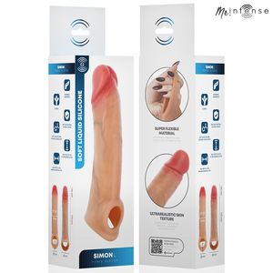 MR INTENSE - SIMON L COPRIPENE IN SILICONE 16 CM -Ø- 4,5 CM