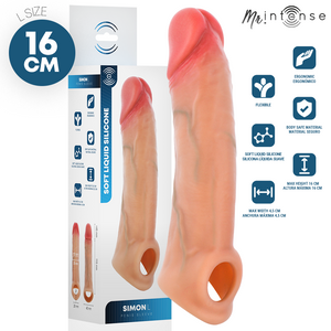MR INTENSE - SIMON L COPRIPENE IN SILICONE 16 CM -Ø- 4,5 CM