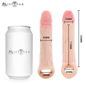 MR INTENSE - ARNOLD L VIBRATORE IN SILICONE PER PENE CON TELECOMANDO 16 CM -Ø- 4,5 CM