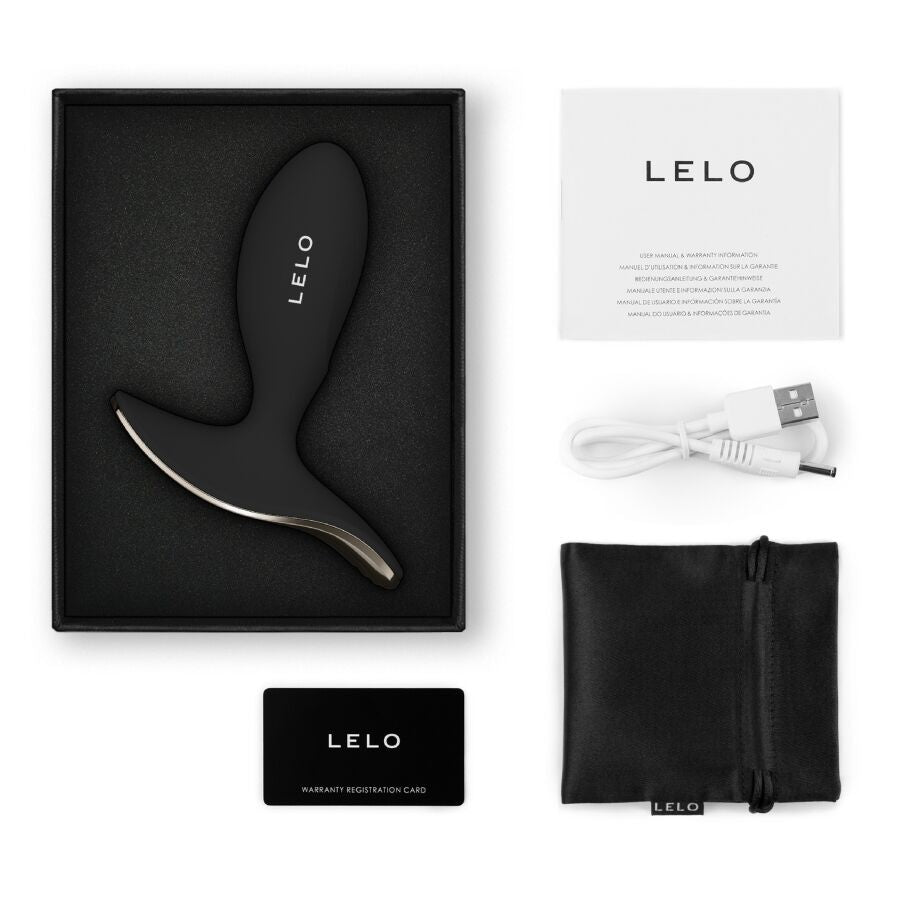 LELO - SURFER 2 TAPÓN ANAL VIBRANTE UNISEX NEGRO