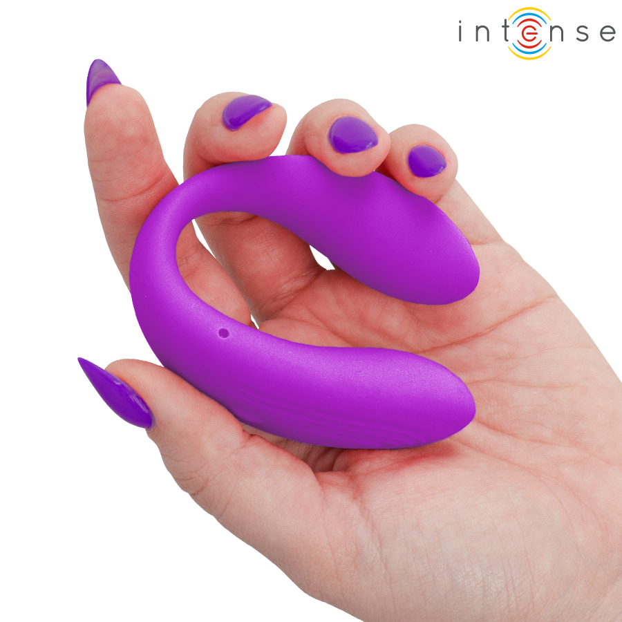 INTENSE - NORA STIMOLATORE VIBRANTE A MORSETTO VIOLA