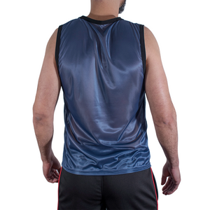 MACHO - T-SHIRT BLU NAVY L/XL