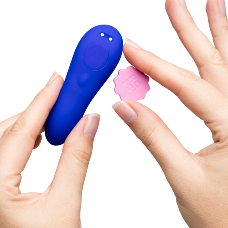 ROMP - Culotte in silicone vibranti magnetiche da festa con telecomando