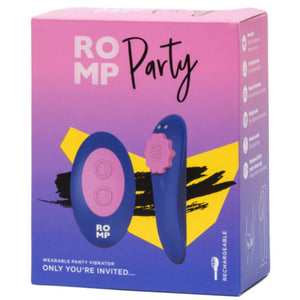 ROMP - Culotte in silicone vibranti magnetiche da festa con telecomando