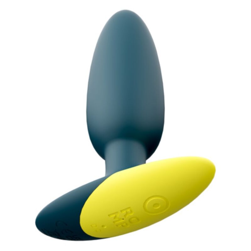 ROMP - VIBRATORE ANALE A FORMA DI PLUG CON BASSI POTENTI 10 CM VERDE