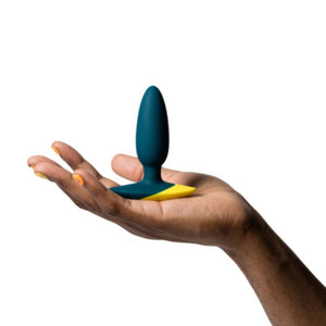 ROMP - VIBRATORE ANALE A FORMA DI PLUG CON BASSI POTENTI 10 CM VERDE