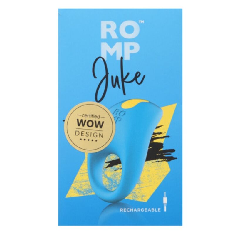 ROMP - JUKE ANELLO PER PENE IN SILICONE CON VIBRATORE PER LA STIMOLAZIONE CLITORIDEA