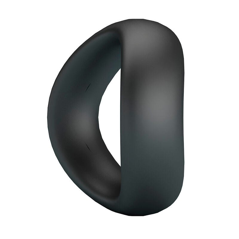 CRAZY BULL - VALEN ANELLO PER PENE ERGONOMICO IN SILICONE NERO