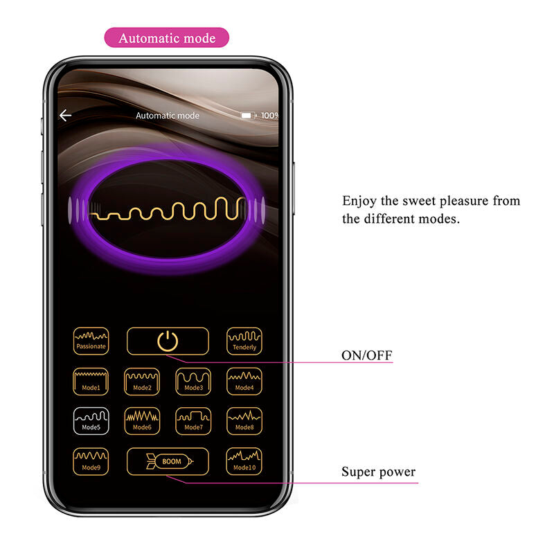 PRETTY LOVE - HAZELYNN MASSAGGIATORE ROSA CON 12 FUNZIONI E CONTROLLO TRAMITE APP