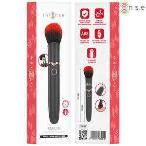 INTENSE - SPAZZOLA VIBRANTE EMILIA 10 VIBRAZIONI 16 CM