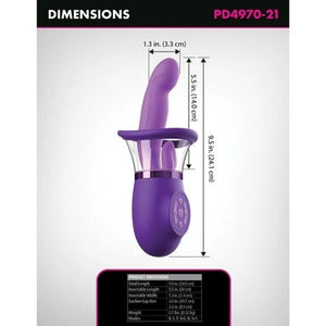 FANTASY FOR HER - VIBRADOR CONEJITO ULTIMATE PLEASURE PRO PLUS VIOLETA 20,3 CM