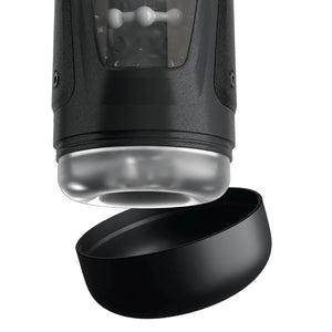 PDX ELITE - MOTO-BATOR PRO MASTURBADOR AUTOMÁTICO VIBRADOR Y CALEFACTOR CON PROTECCIÓN, 26,5 CM