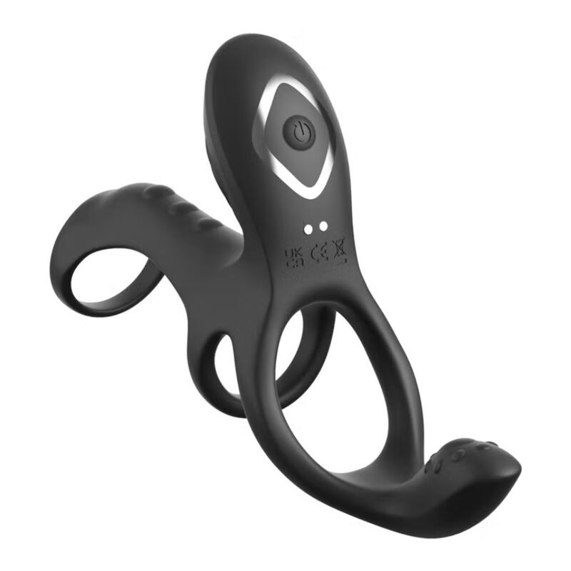 FANTASY C-RINGZ - JAULA DEFINITIVA PARA PAREJAS, ANILLO VIBRADOR PARA PENE DE HASTA 19,5 CM