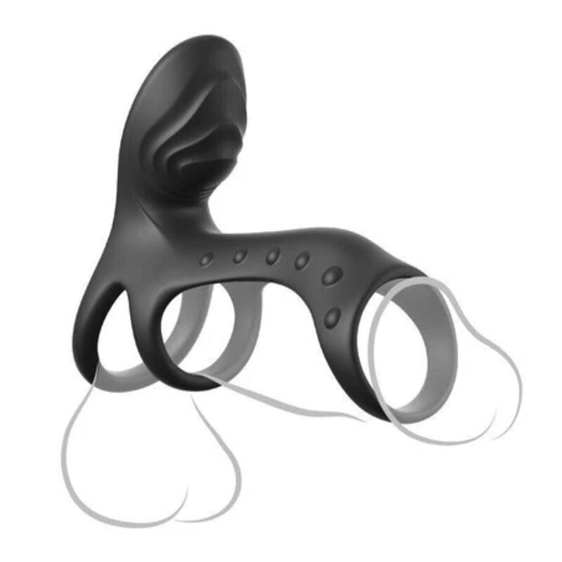 FANTASY C-RINGZ - JAULA DEFINITIVA PARA PAREJAS, ANILLO VIBRADOR PROFESIONAL PARA PENE 19,5 CM