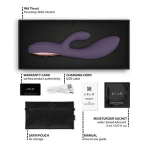 LELO - INA VIBRATORE A SPINTA RABBIT VIOLA