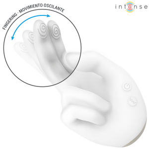INTENSE - JIMMY STIMOLATORE MULTIFUNZIONE A FORMA DI MANO CON VIBRAZIONE E CALORE