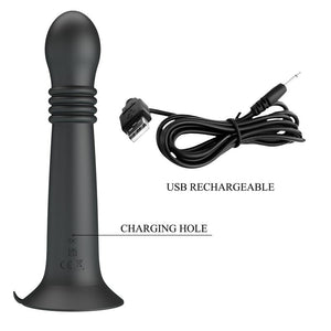 PRETTY LOVE - MASSAGGIATORE ROTANTE E SPINTA RICARICABILE TRAMITE USB STELLA