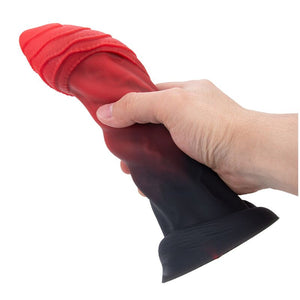 POWER MONSTERS - DILDO IN SILICONE BIGOLIATH BICOLORE FANTASY 25 CM Ø 6 CM