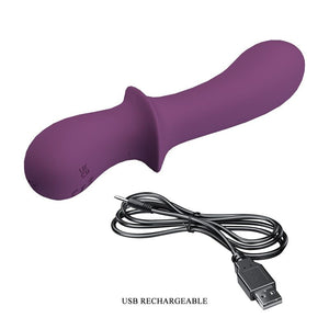 PRETTY LOVE - ABIGAIL VIBRADOR RECARGABLE DE 10 FUNCIONES MORADO