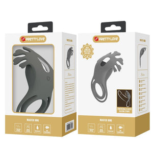 PRETTY LOVE - ANELLO VIBRANTE RICARICABILE CON STIMOLATORE