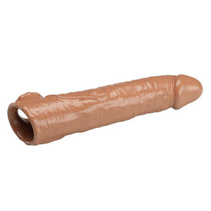 PRETTY LOVE - MANICOTTO REGOLABILE PER ALLUNGAMENTO DEL PENE 26 CM Ø 4 CM NATURALE