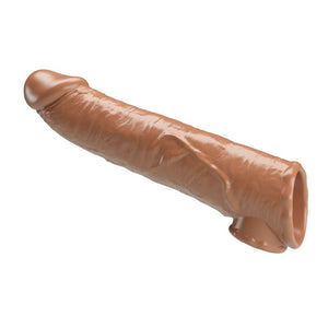 PRETTY LOVE - MANICOTTO REGOLABILE PER ALLUNGAMENTO DEL PENE 26 CM Ø 4 CM NATURALE