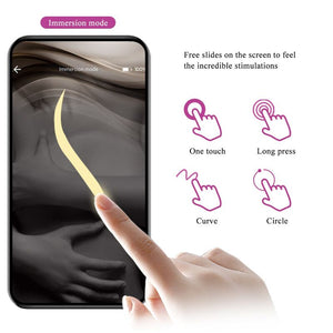 PRETTY LOVE - HUEVO VIBRADOR PULSEN CON CONTROL POR APP, 12 FUNCIONES, RECARGABLE POR USB, ROSA