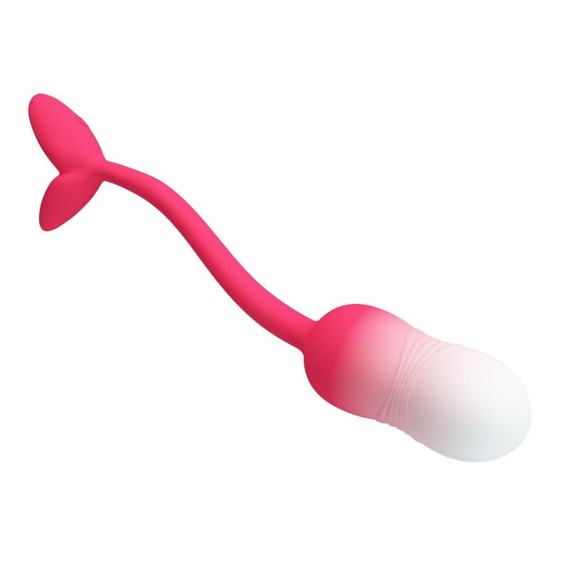 PRETTY LOVE - HUEVO VIBRADOR PULSEN CON CONTROL POR APP, 12 FUNCIONES, RECARGABLE POR USB, ROSA