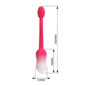 PRETTY LOVE - HUEVO VIBRADOR PULSEN CON CONTROL POR APP, 12 FUNCIONES, RECARGABLE POR USB, ROSA