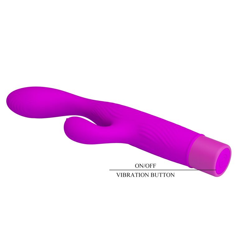 PRETTY LOVE - JENE VIBRATORE A DOPPIA STIMOLAZIONE DEL PUNTO G E DEL CLITORIDE, VIOLA