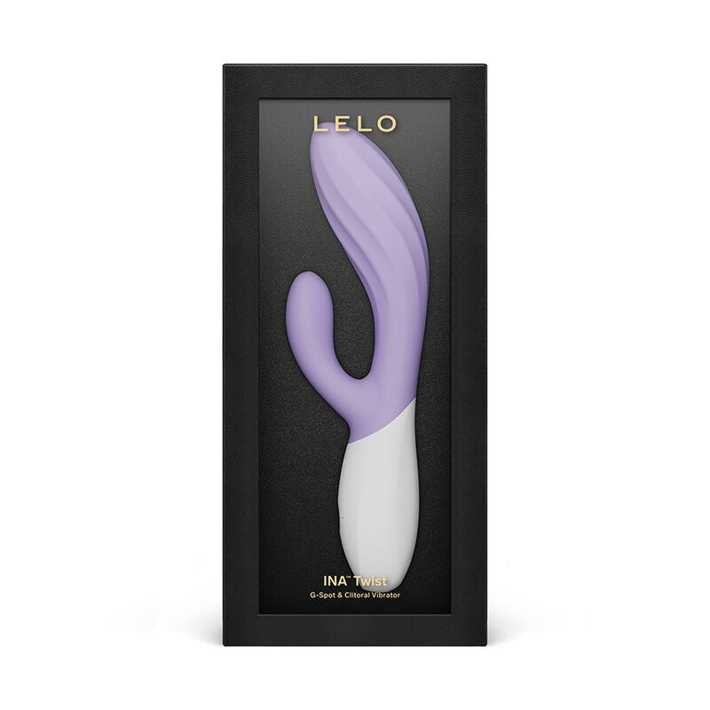 LELO - INA TWIST DOUBLE RABBIT G-SPOT AND CLITORAL VIBRATOR LAVENDER