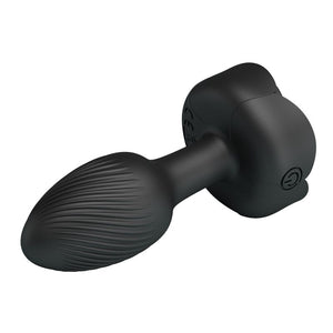 PRETTY LOVE - PLUG ANAL VIBRADOR RECARGABLE CON 10 MODOS, NEGRO