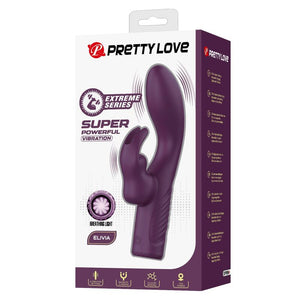 PRETTY LOVE - VIBRATORE A FORMA DI CONIGLIO RICARICABILE OLIVIA CON 10 FUNZIONI