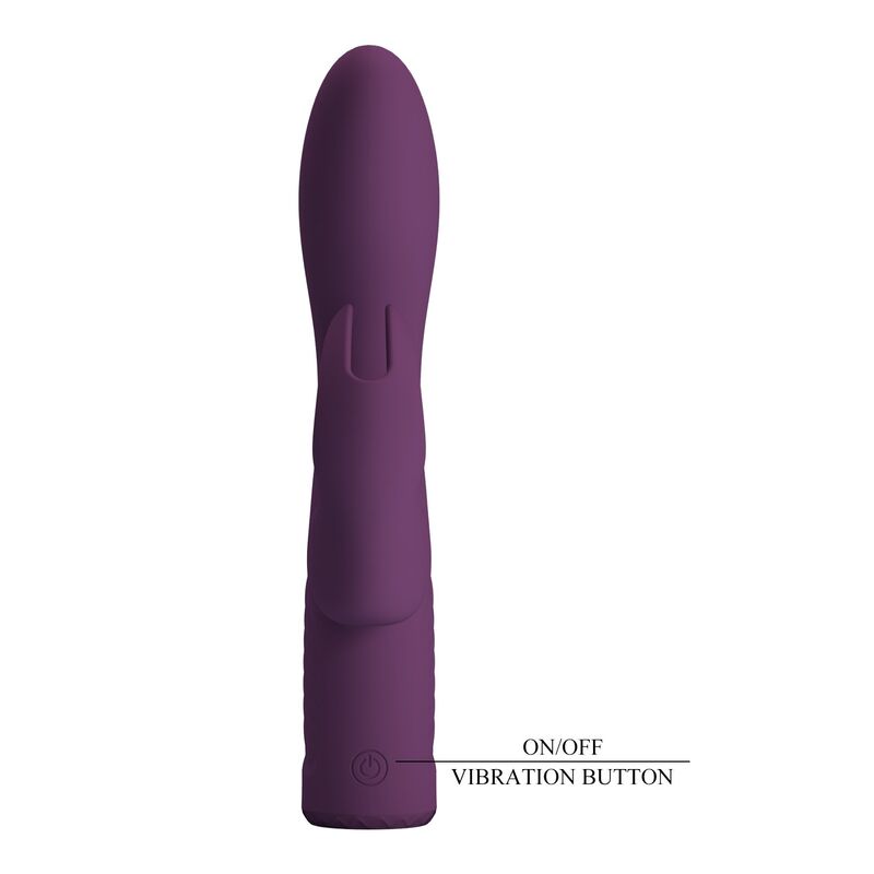 PRETTY LOVE - VIBRATORE A FORMA DI CONIGLIO RICARICABILE OLIVIA CON 10 FUNZIONI
