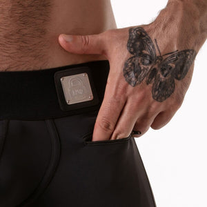 LOCKER GEAR - BAULE CON FASCIA IN VITA LARGA NERO TAGLIA M