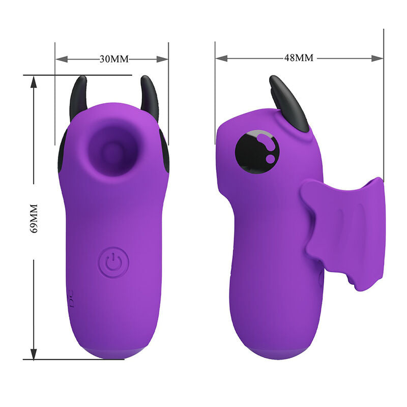 PRETTY LOVE - MAGIC DEVIL - STIMOLATORE DA DITO RICARICABILE VIOLA