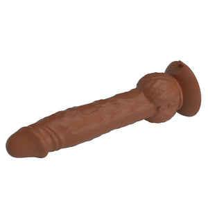 PRETTY LOVE - DILDO VIBRANTE EREN 20,5 CM Ø 4,5 CM MARRONE
