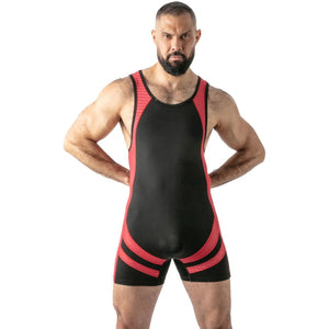 LOCKER GEAR - CANOTTA AD ACCESSO LIBERO ROSSA M