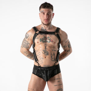LOCKER GEAR - ARNÉS MILITAR COMPLETO ROJO TALLA L/XL