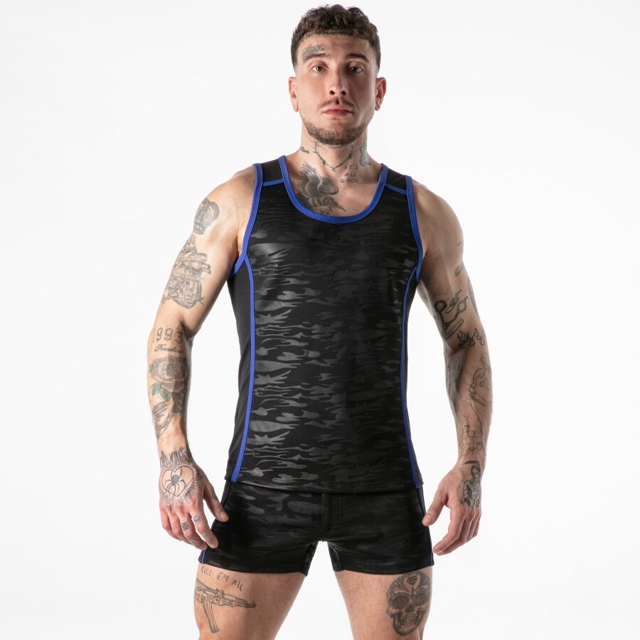 LOCKER GEAR - CANOTTA MILITARE COMPLETA BLU L
