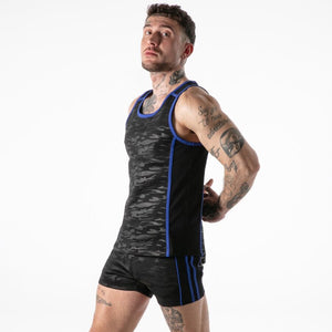 LOCKER GEAR - CANOTTA MILITARE COMPLETA BLU L
